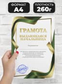 Грамота подарок - диплом выдающаяся начальница — фото 2