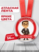Медаль подарочная замечательный начальник — фото 2