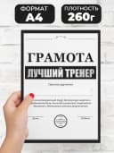 Грамота подарок диплом - Тренер — фото 2
