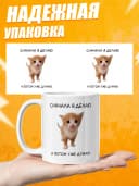 Кружка для чая с приколом, мем в офис - Сначала я делаю — фото 3
