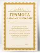 Грамота диплом в подарок - Самому мудрому — фото 1