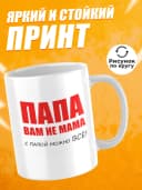 Кружка для чая прикольная в подарок Папе — фото 2