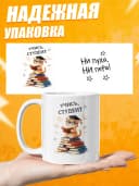 Кружка для чая с приколом в подарок студенту — фото 3