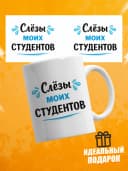 Кружка для чая с приколом в подарок - Слёзы моих Студентов — фото 1