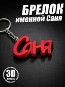 Брелок для ключей на сумку, телефон - Саня — фото 1