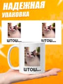 Кружка для чая с приколом - Штош — фото 3
