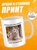 Кружка для чая с приколом - Приемлемое утро — фото 2