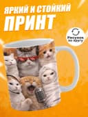 Кружка для чая с приколом в подарок - Кото-Банда — фото 2