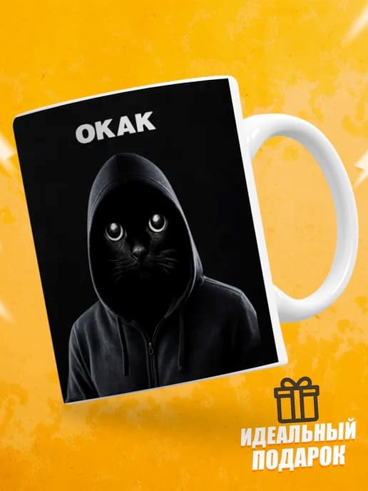 Кружка для чая с приколом в подарок - Окак