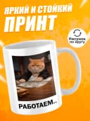 Кружка для чая с приколом в подарок - Работаем — фото 2