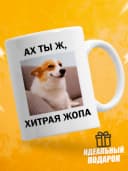 Кружка для чая с приколом в подарок - Ах ты ж — фото 1