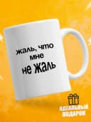 Кружка для чая с приколом в подарок - Жаль, что мне — фото 1