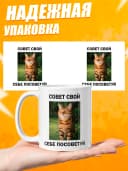 Кружка для чая с приколом - Совет свой себе посоветуй — фото 3
