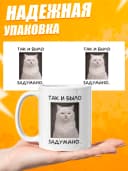 Кружка для чая с приколом в подарок - Так и было задумано — фото 3