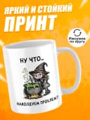 Кружка для чая с приколом - Ну что наколдуем проблем? — фото 2