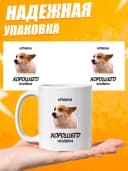 Кружка для чая с приколом в подарок - Хорошего человека — фото 3