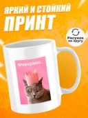 Кружка для чая с приколом в подарок - Примадонна — фото 2