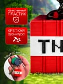 Брелок Блок Динамит TNT на телефон рюкзак Майнкрафт — фото 3