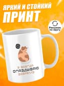 Кружка для чая с приколом в подарок - Я всегда опаздываю — фото 2