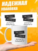 Кружка для чая с приколом - Ни стыда — фото 3