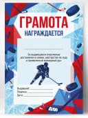 Грамота спортивная - За достижения в хоккее, 1 шт — фото 1