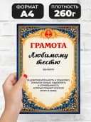 Грамота диплом в подарок - Любимому тестю — фото 2