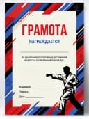 Грамота спортивная - За спортивные достижения в каратэ — фото 1