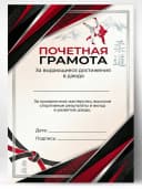 Грамота спортивная - За выдающиеся достижения в дзюдо — фото 1