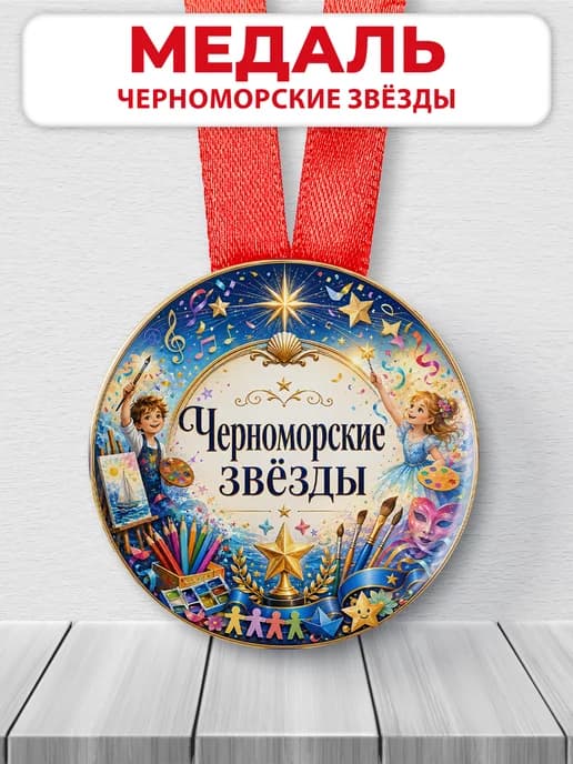 Медаль подарочная - Черноморские звезды