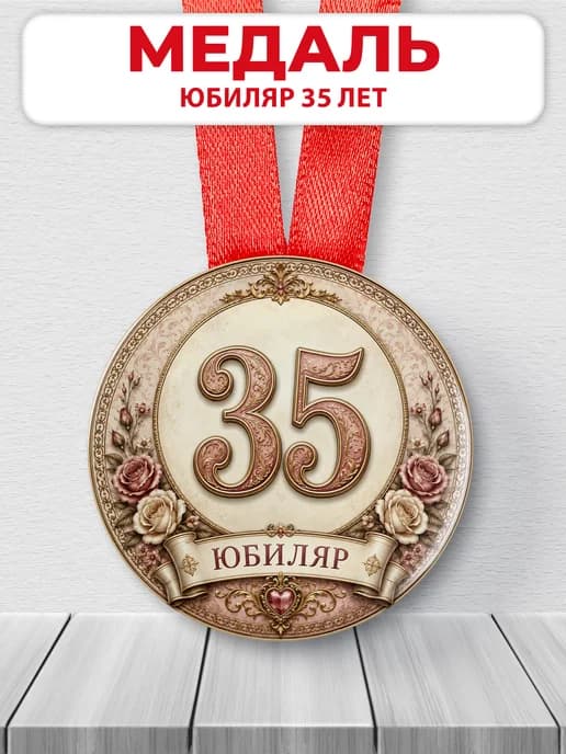 Медаль на юбилей 35 лет