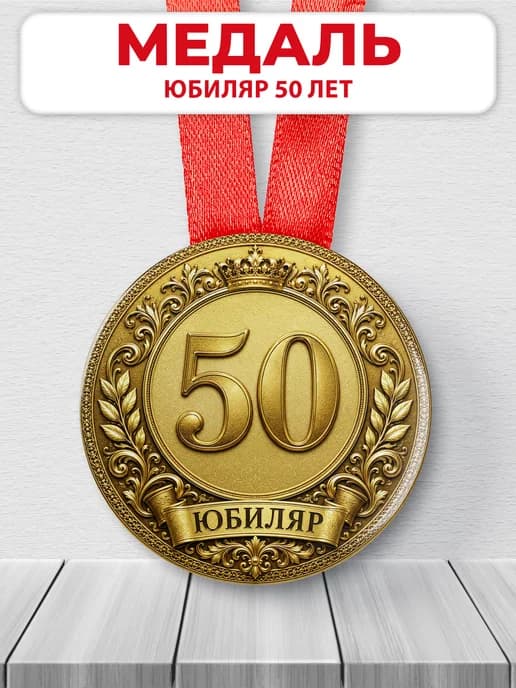 Медаль на юбилей 50 лет
