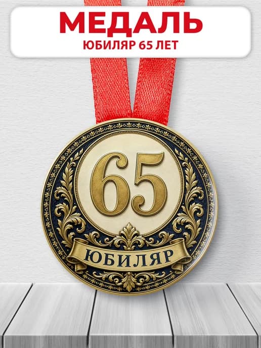 Медаль на юбилей 65 лет