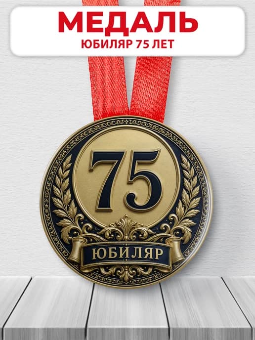 Медаль на юбилей 75 лет