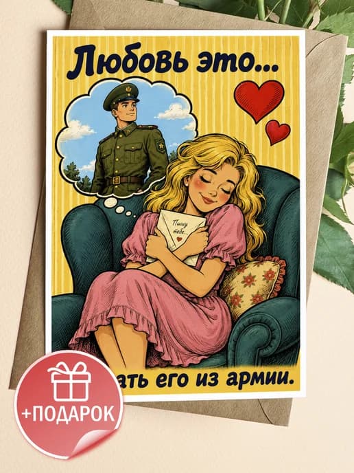 Армейская открытка