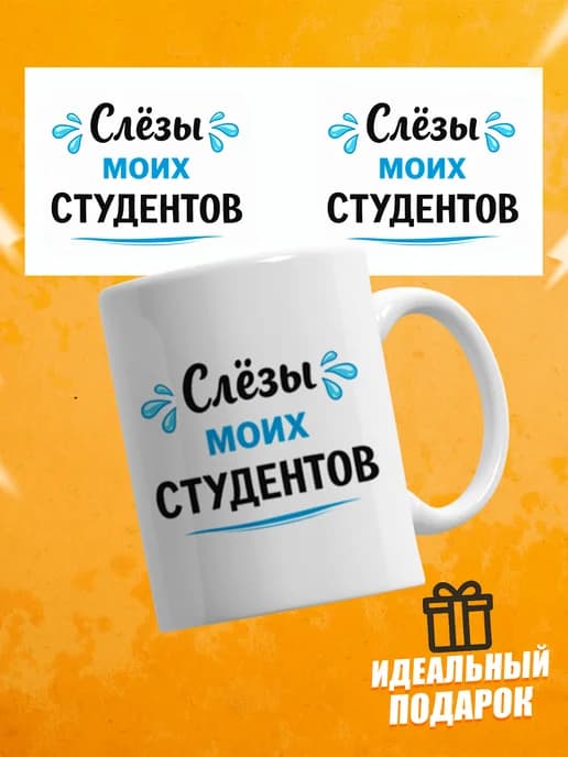 Кружка для чая с приколом в подарок - Слёзы моих Студентов