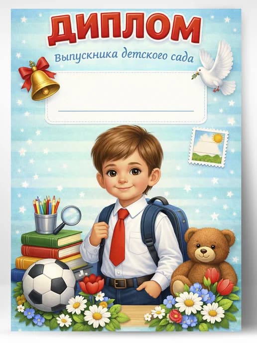 Диплом выпускника детского сада
