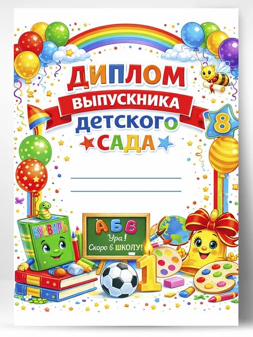 Диплом выпускника детского сада