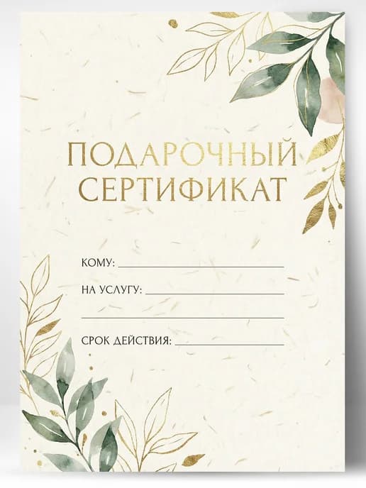 Подарочный сертификат