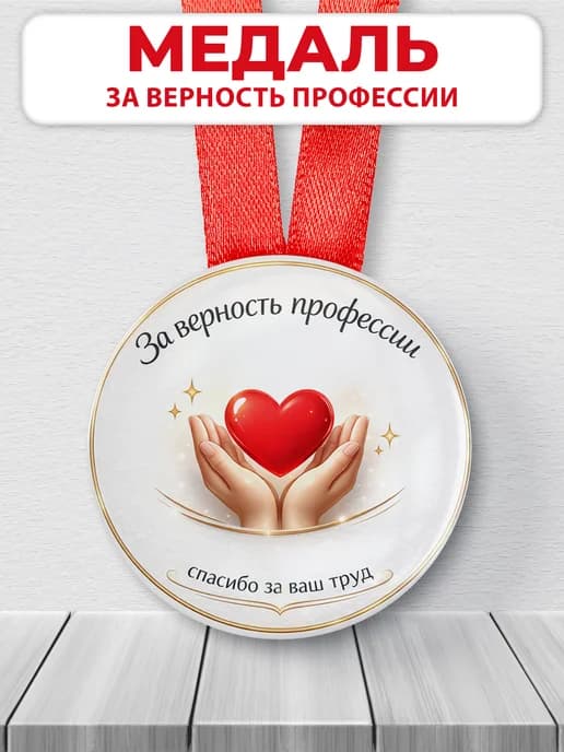 Медаль наградная сотруднику "За верность профессии"