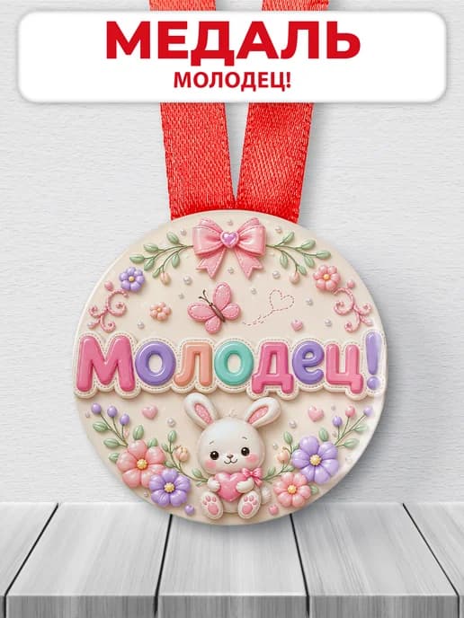 Медаль подарочная - Молодец!